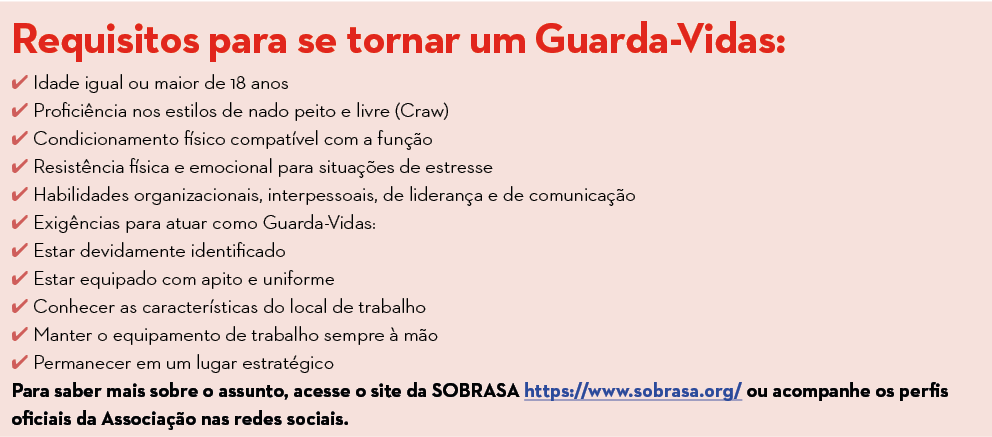 Requisitos para se tornar um Guarda Vidas: 4 Idade igual ou maior de 18 anos 4 Profici ncia nos estilos de nado peito...