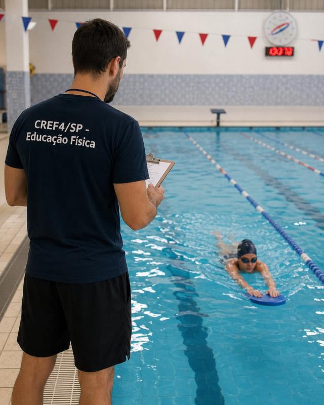 Dia do Profissional de Educação Física: atuação também está presente dentro das piscinas