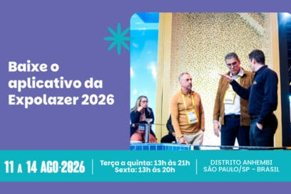 Aplicativo oficial da Expolazer 2026 ajuda visitantes a organizar a agenda e aproveitar cada momento da feira